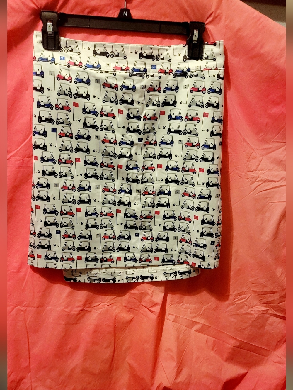 Izod White Golf Cart Print Golf/pickleball Skort Size 14 - Picture 8 of 11